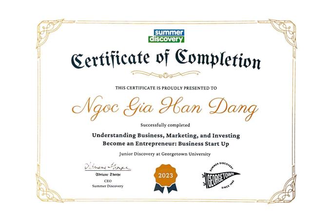 Summer Discovery at Georgetown · Understanding Business, Marketing, and Investing; Become an Entrepreneur: Business Start Up · 2023